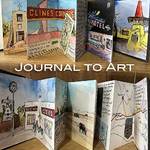 Stephanie West - Journal to Art with pencil, ink, and watercolors