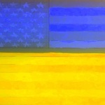 jay bright - Amerkrainian Flags @ Online Gallery