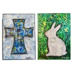 tiffany johnson - Mixed Media- March- Bunny or Cross- The Art Room