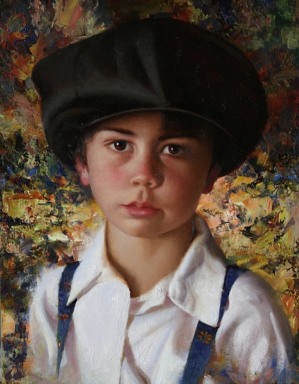 Le Chapeau by Timothy C. Tyler Oil ~ 16 x 12