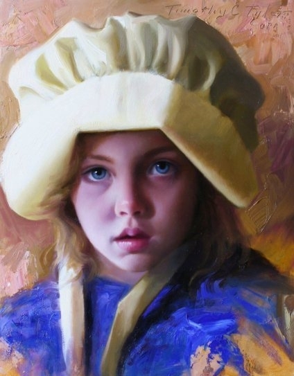 Olivia by Timothy C. Tyler Oil ~ 14 x 11