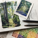 Erica Qualey - Setting Yourself up for Success - Composition and Watercolor