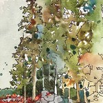 Sarah B Hansen - Fast & Loose Trees in Watercolor