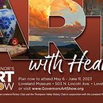 Elizabeth Rouland - Governor's Art Show - Artist Meet and Greet