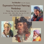 Ned Mueller - Online -  Expressive Portrait Painting Workshop