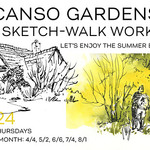 Virginia Hein - Descanso Gardens Quick Sketch-Walk Workshops