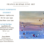 France Ruhnke - Sunset Symphony at cafe Dal Mare Carmel - Winter 2023