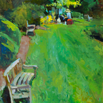 Jill Banks - "The Painted Garden" Washington Society of Landscape Painters Exhibition