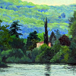 Nancy Paris Pruden - Painting in SW France in the Dordogne Region