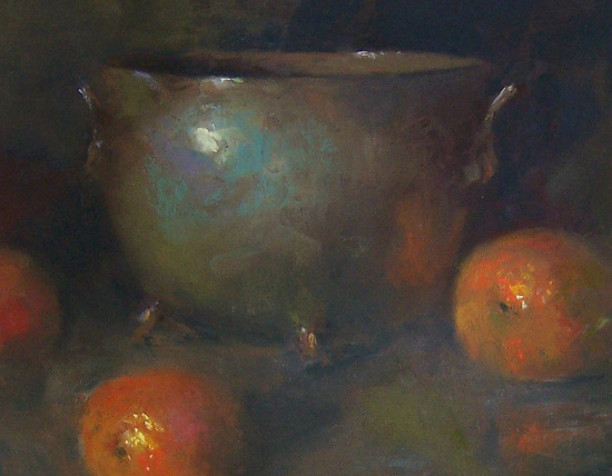 Three Oranges by Mike Beeman Pastel ~ 8" x 10"