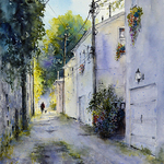 Judy Mudd - NEW!  Cool Alley-Watercolor-Friday 11/04/2022