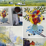 Judy Mudd - Watercolor Tuesdays Online - Let's Paint!    10/3/23-11/14/23