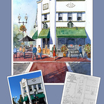 Judy Mudd - FULL! Starbucks Corner-Watercolor-Thursday-07/20/2023