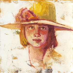 &quot;Girl In A Hat&quot; by Rene&#39; Wiley Gallery Unenhanced Giclée ~ Available in - 585071m