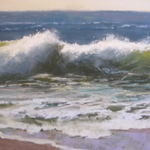Jan Prisco - Perfecting the Perfect Wave (in Pastel)