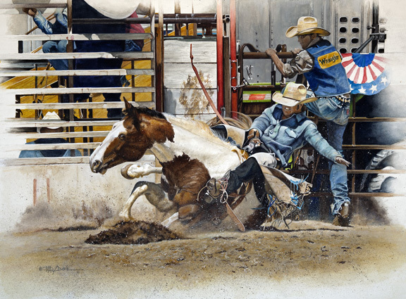 Mary Dove_6 Cowboys and a Horse Prescott AZ Rodeo