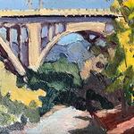 Laurie Hendricks - Plein Air Painting in the Pasadena Arroyo