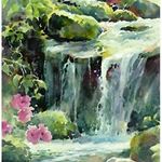 JULIE GILBERT POLLARD - Watercolor Unleashed - PAINT ROCKS & WATER in BRILLIANT COLOR