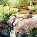 JULIE GILBERT POLLARD - Northern Arizona Watercolor Society - PAINT ROCKS & WATER