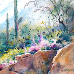 JULIE GILBERT POLLARD - Scottsdale Artists' School-Online-Watercolor-Spring in the Desert