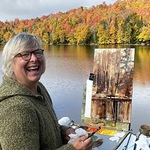 Kathie Odom - 2023 - Painting Tallapoosa County (plein air)