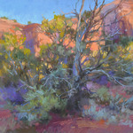 Christine Debrosky - Dusty Trails; Pastel Landscape
