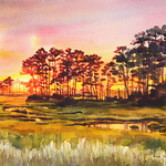 Kim Stenberg - Painting Sunsets in Watercolor
