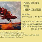 SHEILA SCHAETZLE - Mini workshop - Red Tree