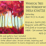 SHEILA SCHAETZLE - Mini Workshop - Whimsical Trees