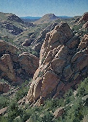 "Sycamore Canyon" by Matt Smith Oil ~ 22" x 14"