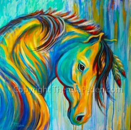 Colorful Horse Paintings