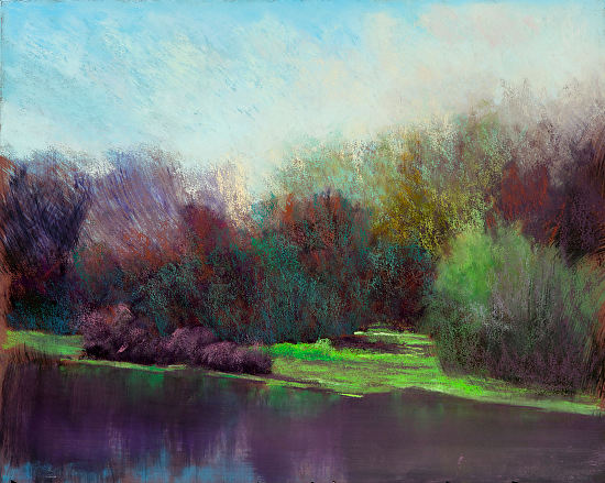 Spring In The Wetlands by Judith Perry Pastel ~ 16 x 20