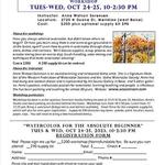 ANNE E SORENSEN - "Watercolor for the Absolute Beginner" Workshop - 2 day