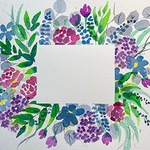 Margaret Blanchfield - Facebook Recorded Class -- Watercolor Wreath