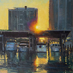 Robert Simone - Painting Boats and Harbors