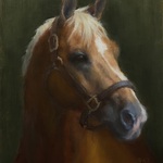 Johanne Mangi - Painting Horses
