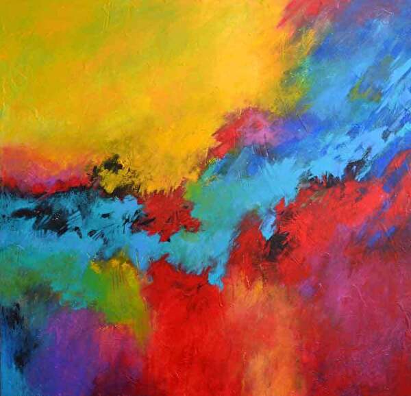 Bring the Dawn by Filomena Booth Acrylic ~ 40" x 40"