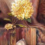 Harry Neely - Flower Painting