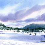 Kim Caldwell - Winter Watercolor Landscapes
