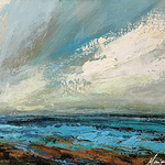 Monique Carr - Loosen Up! Abstract Seascape with Clouds