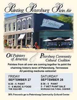 Jennifer Stottle Taylor - OPA Plein air Paint out - Petersburg, TN