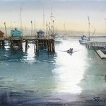 Sandra Pearce - Plein Air Painting - Water, in Watercolor