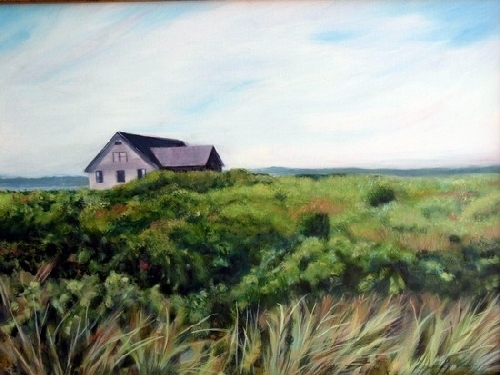 Abandoned by Cecelia Lyden Acrylic ~ 22" x 29"