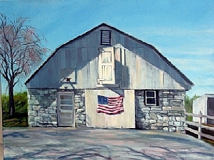 American Proud by Cecelia Lyden Acrylic ~ 16" x 18"