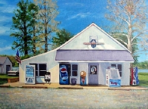 Open For Business by Cecelia Lyden Acrylic ~ 22 x 28