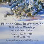 Michael Holter NWS - Snow in Watercolor: Online Workshop