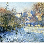 Cynthia Rosen - Monet Welcomes Winter with Sunlight
