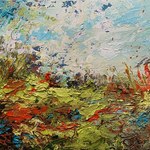 Linda Benton McCloskey - Exploring Contemporary/Abstract Landscapes in Cold Wax and Oil