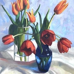 Christine Fortner - - Idaho Watercolor Society Black & White Show