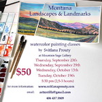Mountain Sage Gallery - Montana Landscapes & Landmarks Watercolor class